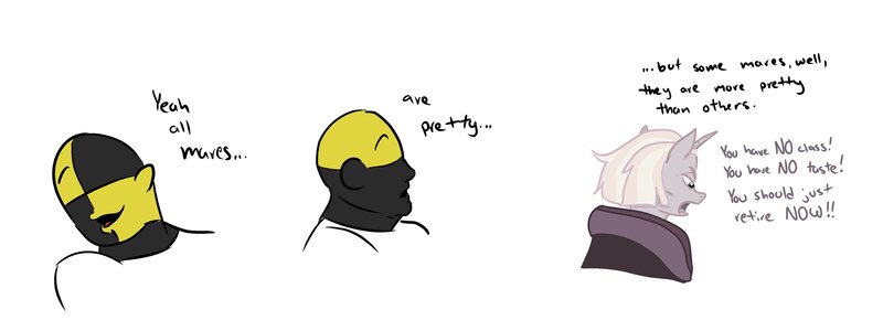 Size: 2400x900 | Tagged: safe, artist:pony quarantine, derpibooru import, zesty gourmand, oc, oc:ponyquarantine, human, pony, unicorn, g4, bust, comic, dialogue, duo, duo male and female, female, horn, human male, image, jpeg, male, mare, simple background, white background