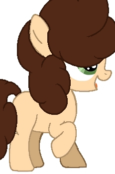 Size: 231x350 | Tagged: safe, anonymous artist, oc, oc:hilly, earth pony, pony, female, filly, image, jpeg, low quality, simple background, solo, white background