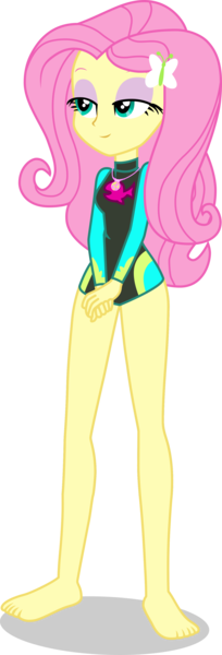 Size: 1360x4009 | Tagged: safe, alternate version, artist:dustinwatsongkx, derpibooru import, edit, fluttershy, sci-twi, twilight sparkle, human, equestria girls, g4, barefoot, clothes, feet, female, fluttershy's one-piece swimsuit, fluttershy's swimsuit, fluttershy's wetsuit, image, legless, lidded eyes, long sleeves, my little pony equestria girls: better together, one-piece swimsuit, png, simple background, solo, stupid sexy fluttershy, swimsuit, swimsuit edit, transparent background, vector, wetsuit