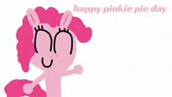 Size: 2560x1440 | Tagged: safe, artist:shakimberryjr, derpibooru import, pinkie pie, g4, female, image, jpeg, pinkie pie day, simple background, white background