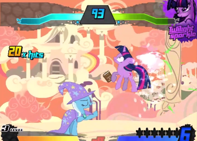 Size: 821x589 | Tagged: safe, trixie, twilight sparkle, fighting is magic, cloudsdale, fighting is magic underground, image, png