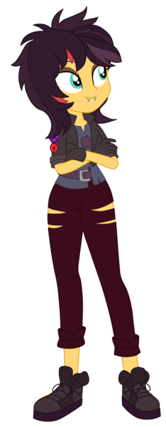 Size: 1900x4865 | Tagged: safe, artist:gmaplay, derpibooru import, screencap, sunset shimmer, human, costume conundrum, costume conundrum: sunset shimmer, equestria girls, equestria girls series, g4, spoiler:eqg series (season 2), clothes, converse, costume, cropped, crossed arms, halloween, halloween costume, holiday, image, my little pony equestria girls: better together, my little pony equestria girls: choose your own ending, png, shoes, smiling, solo, vampire shimmer