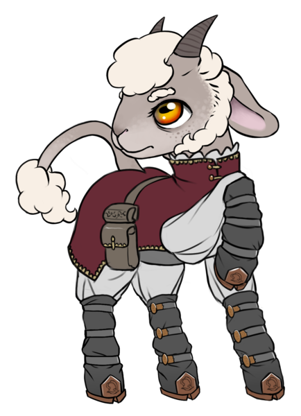 Size: 1173x1623 | Tagged: safe, artist:multiverseequine, derpibooru import, oc, oc:quintus von grenzental, unofficial characters only, goat, pony, bag, belt, boots, cloak, clothes, colored, derpibooru exclusive, facial hair, fancy, floppy ears, fluffy tail, full body, goat oc, horizontal pupils, horns, image, insignia, male, png, rectangular pupil, saddle bag, shoes, sideburns, simple background, solo, tail, transparent background