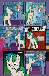 Size: 1920x2948 | Tagged: safe, artist:alexdti, derpibooru import, oc, oc:brainstorm (alexdti), oc:star logic, unofficial characters only, pony, unicorn, comic:quest for friendship retold, blushing, floppy ears, horn, image, male, png, stallion