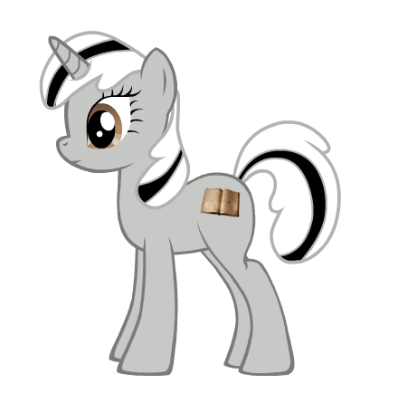 Size: 440x445 | Tagged: artist needed, source needed, safe, derpibooru import, oc, oc:badluck dice, unofficial characters only, pony, unicorn, female, horn, image, mare, png, prpg, simple background, solo, white background