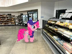 Size: 2016x1512 | Tagged: safe, derpibooru import, pinkie pie, g4, cupcake, food, grocery store, image, jpeg, walmart