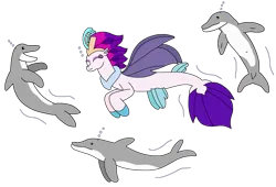 Size: 3049x2071 | Tagged: safe, artist:supahdonarudo, derpibooru import, queen novo, dolphin, seapony (g4), g4, my little pony: the movie, bubble, crown, dorsal fin, fin, fin wings, fins, fish tail, flowing mane, flowing tail, happy, image, jewelry, ocean, png, regalia, simple background, smiling, swimming, tail, transparent background, underwater, water, wings