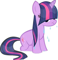 Size: 3295x3409 | Tagged: safe, artist:rosasaav, derpibooru import, twilight sparkle, female, image, inkscape, png, simple background, transparent background, vector, wet, wet mane