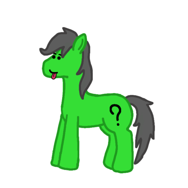 Size: 1000x1000 | Tagged: safe, derpibooru import, oc, oc:anon, oc:anon stallion, earth pony, pony, :p, image, png, question mark, tongue out