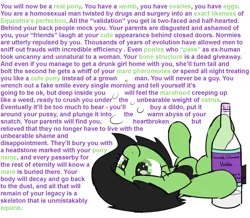 Size: 1920x1673 | Tagged: suggestive, artist:skitter, banned from derpibooru, edit, oc, oc:anonfilly, unofficial characters only, pony, /mlp/, /ptfg/, 4chan, alcohol, bottle, copypasta, female, filly, floppy ears, human to pony, image, on back, png, simple background, smiling, text, vodka, you will never be an x