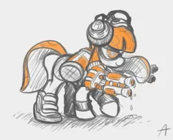 Size: 4497x3648 | Tagged: safe, artist:maretheory.exe, derpibooru import, pony, clothes, female, headphones, image, mare, png, splatoon