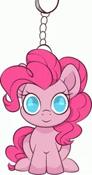 Size: 2162x4096 | Tagged: safe, artist:gelians, ponerpics import, pinkie pie, pony, chibi, cute, female, image, jpeg, keychain, mare, solo