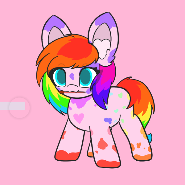 Size: 1927x1927 | Tagged: safe, artist:sodapop sprays, derpibooru import, oc, oc:painterly, unofficial characters only, earth pony, pony, commission, image, paintbrush, png, simple background, solo, ych result