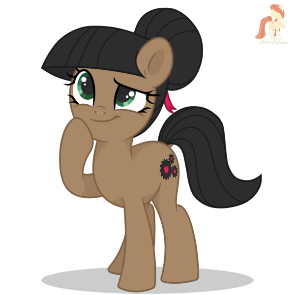 Size: 2635x2635 | Tagged: safe, artist:r4hucksake, derpibooru import, oc, oc:espolón compuesto, earth pony, pony, female, image, mare, png, simple background, solo, transparent background