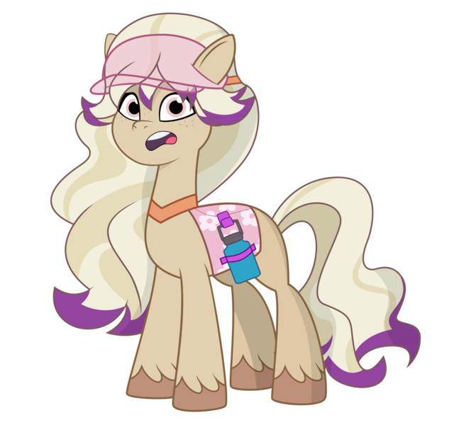 Size: 4990x4510 | Tagged: safe, artist:nguyendeliriam, derpibooru import, g5, my little pony: tell your tale, bailey (wild manes), cameo, female, image, png, simple background, solo, surprised, wild manes