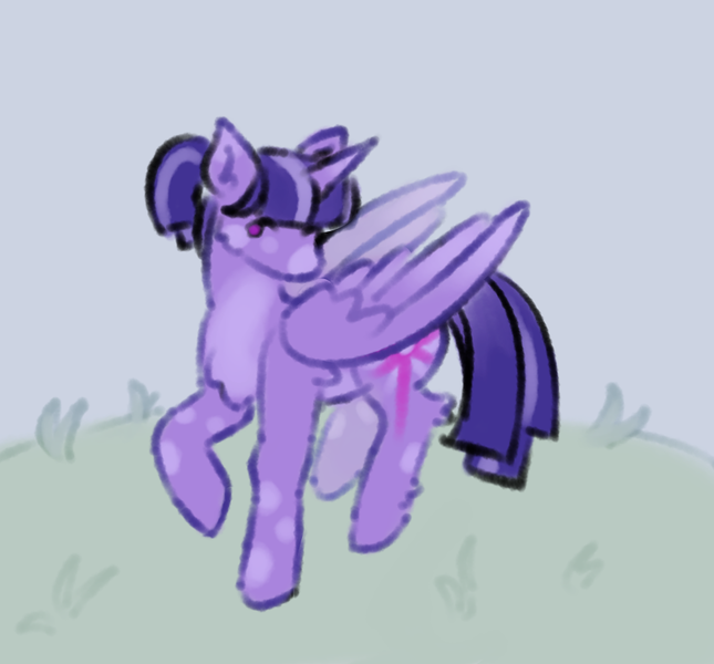 Size: 957x890 | Tagged: safe, artist:hederacea, derpibooru import, twilight sparkle, twilight sparkle (alicorn), alicorn, g4, alternate design, image, pastel, png, purple, purple mane, redesign, soft, soft shading, spots, spotted, twitterina design