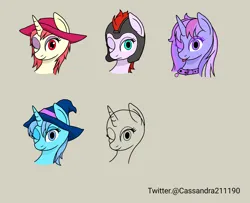 Size: 1600x1300 | Tagged: safe, artist:cassandra211190, derpibooru import, oc, oc:alessandro, oc:ilya, dragon, earth pony, pony, unicorn, dragon oc, horn, image, png