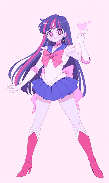 Size: 768x1280 | Tagged: safe, artist:rollyagami02, derpibooru import, twilight sparkle, human, equestria girls, g4, boots, clothes, female, high heel boots, image, png, sailor moon (series), sailor senshi, sailor twilight, sailor uniform, shoes, solo, uniform