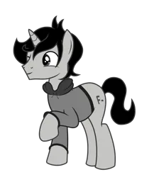 Size: 4134x4757 | Tagged: safe, artist:alicesponycorner, derpibooru import, oc, unofficial characters only, pony, unicorn, eff minus, hood, horn, image, male, png, ponytube, show accurate, stallion, youtube, youtuber