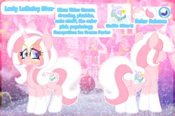 Size: 3009x2000 | Tagged: safe, artist:ladylullabystar, derpibooru import, oc, oc:lady lullaby star, pony, unicorn, alternate design, female, glasses, horn, image, mare, png, reference sheet, solo