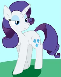 Size: 767x959 | Tagged: safe, artist:cmara, derpibooru import, rarity, unicorn, g4, female, horn, image, png, solo