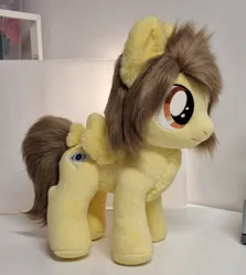 Size: 1210x1358 | Tagged: safe, artist:epicrainbowcrafts, derpibooru import, ponified, pegasus, pony, alex gaskarth, all time low, colt, commission, foal, frown, image, irl, jpeg, male, photo, plushie, solo, spread wings, standing, tail, tail feathers, wings