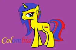 Size: 750x493 | Tagged: safe, artist:little-box-of-love, derpibooru import, oc, ponified, unofficial characters only, pony, colombia, image, jpeg, nation ponies, solo