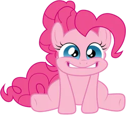 Size: 1024x942 | Tagged: safe, artist:omniferious, derpibooru import, pinkie pie, earth pony, pony, a friend in deed, g4, female, image, mare, my little pony, png, simple background, solo, transparent background, vector