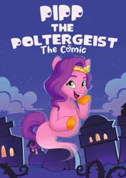 Size: 1131x1600 | Tagged: safe, artist:delilah1_riley, derpibooru import, pipp petals, ghost, ghost pony, pony, undead, comic:pipp the poltergeist, fanfic:pipp the poltergeist, g5, chubby, comic, fanfic art, image, jpeg, pipp is chubby