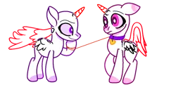 Size: 1192x670 | Tagged: safe, artist:opalitexyz, derpibooru import, oc, pony, base, collar, image, leash, png