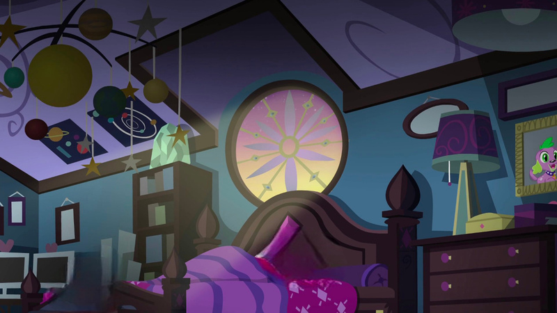 Size: 4480x2520 | Tagged: safe, derpibooru import, editor:mrtoonlover83, spike, spike the regular dog, dog, equestria girls, g4, background, bed, bedroom, blanket, bookshelf, computer, image, indoors, jpeg, lamp, no pony, photo, sci-twi's room, solar system, solar system model