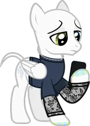 Size: 844x1188 | Tagged: safe, artist:lightningbolt, derpibooru import, ponified, pegasus, pony, .svg available, awsten knight, bald, bald tail, clothes, derpibooru exclusive, folded wings, frown, heterochromia, hoof hold, hoof polish, image, jewelry, lidded eyes, long sleeves, looking down, male, mobile phone, necklace, phone, png, raised hoof, shaved head, show accurate, simple background, smartphone, solo, stallion, standing, tail, transparent background, vector, waterparks, wings