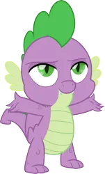 Size: 3000x4956 | Tagged: safe, artist:cloudy glow, derpibooru import, spike, dragon, g4, image, male, my little pony, my little pony: rainbow roadtrip, png, simple background, solo, transparent background, vector