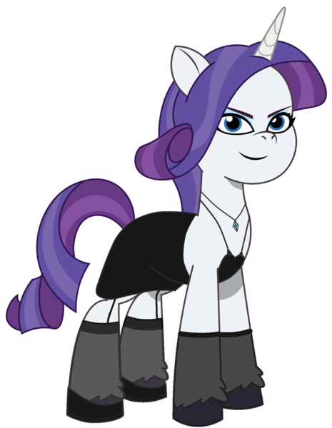 Size: 1332x1718 | Tagged: safe, artist:edy_january, artist:prixy05, derpibooru import, edit, editor:edy_january, vector edit, rarity, pony, unicorn, g4, g5, my little pony: tell your tale, black dress, clothes, diamon necklace, dress, g4 to g5, garter belt, garter belt leggings, garter straps, generation leap, gloves, high heels, horn, iconic, iconic dialogue, image, jewelry, lace, looking at you, necklace, png, shoes, simple background, socks, solo, stockings, thigh highs, transparent background, vector, vulgar description