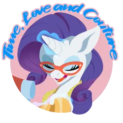 Size: 1511x1512 | Tagged: safe, artist:turkojar, derpibooru import, rarity, pony, unicorn, canterlot boutique, friendship is magic, g4, glasses, horn, image, my little pony, png