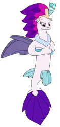 Size: 1468x3109 | Tagged: safe, artist:supahdonarudo, derpibooru import, queen novo, seapony (g4), g4, my little pony: the movie, angry, cross-popping veins, crossed arms, emanata, female, image, png, queen novo is not amused, redraw, simple background, transparent background, unamused