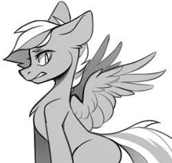 Size: 4000x3792 | Tagged: safe, artist:fensu-san, derpibooru import, oc, unofficial characters only, pegasus, pony, high res, image, pegasus oc, png, profile, side view, simple background, solo, spread wings, tail, white background, wings