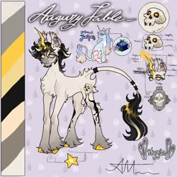 Size: 1080x1080 | Tagged: safe, artist:stygios, derpibooru import, oc, oc:augury fable, oc:juniper, unofficial characters only, pony, unicorn, chest fluff, clothes, ear piercing, earring, female, horn, horn ring, image, jewelry, jpeg, leonine tail, male, mare, piercing, reference sheet, ring, sitting, socks, stallion, tail, tail ring, unshorn fetlocks