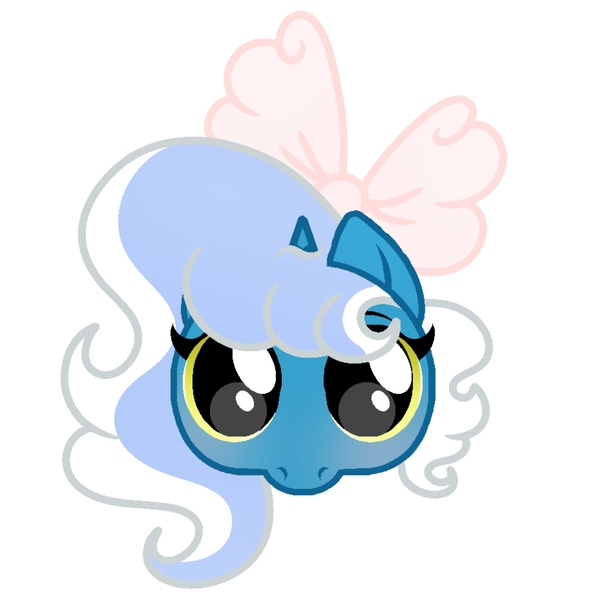 Size: 6890x6890 | Tagged: safe, artist:riofluttershy, derpibooru import, oc, oc:fleurbelle, unofficial characters only, alicorn, pony, alicorn oc, big eyes, blushing, bow, female, hair bow, horn, image, jpeg, mare, pink bow, simple background, solo, two toned hair, two toned mane, white background, wingding eyes, wings, yellow eyes