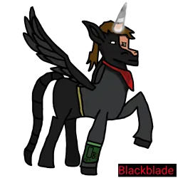 Size: 2560x2560 | Tagged: safe, artist:blackblade360, derpibooru import, oc, oc:blade (blackblade360), unofficial characters only, alicorn, pony, fallout equestria, 2024, alicorn oc, artificial alicorn, ashes town, black coat, brown eyes, brown mane, clothes, dark magic, digital art, fallout, glow, glowing horn, horn, ibispaint x, image, looking at you, magic, male, modified, mutant, pipbuck, png, pony oc, pose, raised leg, scarf, scorpion tail, serious, serious face, signature, simple background, spread wings, stallion, stallion oc, story included, tail, transparent background, white eye, wings