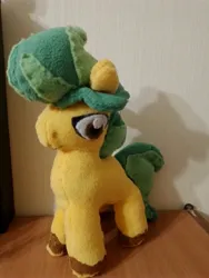 Size: 3000x4000 | Tagged: safe, artist:jbond, derpibooru import, hitch trailblazer, earth pony, pony, g5, handmade, image, irl, jpeg, male, photo, plushie, solo, stallion, unshorn fetlocks