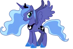 Size: 5500x3658 | Tagged: safe, artist:alicesponycorner, derpibooru import, princess luna, alicorn, pony, g4, season 1, accessory, adobe, adobe flash, adobe illustrator, clothes, crown, flowing hair, flowing mane, flowing tail, image, jewelry, my little pony, palette swap, png, princess of the night, recolor, regalia, s1 luna, shoes, show accurate, show bible, solo, tail, what could have been, young luna