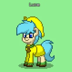 Size: 317x319 | Tagged: safe, derpibooru import, ponified, pony, pony town, image, luce, png, solo, the vatican pony