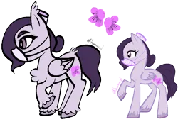 Size: 868x596 | Tagged: safe, artist:kharmacal, derpibooru import, oc, oc:dead nettle, unofficial characters only, pegasus, chest fluff, ear fluff, face mask, hat, image, mask, nurse hat, png, raised hoof, self paradox, self ponidox, simple background, transparent background