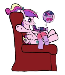 Size: 692x800 | Tagged: artist needed, source needed, safe, derpibooru import, princess cadance, twilight sparkle, pegasus, pony, unicorn, g4, couch, crying, discipline, duo, female, filly, filly twilight sparkle, foal, folded wings, horn, image, jpeg, mouth hold, over the knee, punishment, rear view, simple background, sitting, snot, spank mark, spanking, sweat, tears of pain, teen princess cadance, white background, wings, younger