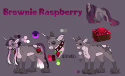 Size: 3239x1979 | Tagged: safe, artist:malinraf1615, derpibooru import, oc, oc:brownie raspberry, pony, unicorn, horn, image, male, offspring, parent:party favor, parent:sugar belle, parents:partybelle, png, solo, stallion