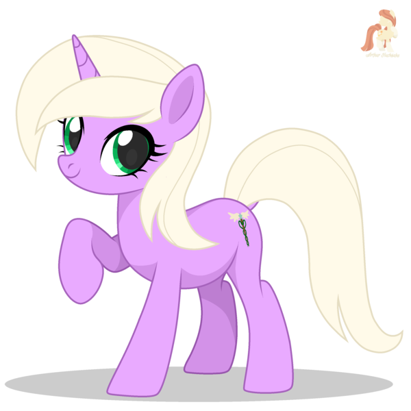 Size: 2500x2500 | Tagged: safe, artist:r4hucksake, derpibooru import, oc, oc:pearl violet, pony, unicorn, female, horn, image, mare, png, raised hoof, simple background, solo, transparent background