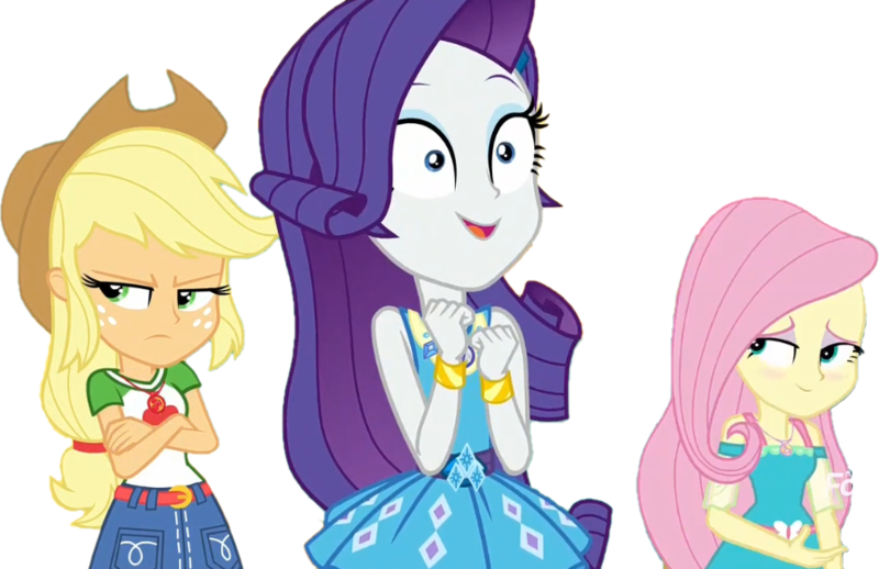 Size: 864x559 | Tagged: safe, derpibooru import, edit, edited screencap, screencap, applejack, fluttershy, rarity, human, equestria girls, g4, background removed, female, image, not a vector, png