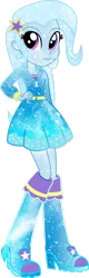 Size: 573x1800 | Tagged: safe, artist:mirai-digi, derpibooru import, trixie, human, equestria girls, g4, boots, clothes, high heel boots, hoodie, image, png, shirt, shoes, skirt, solo, trixie wearing her boots