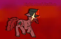 Size: 798x512 | Tagged: safe, artist:xxduncandonutxx, derpibooru import, ponified, pony, unicorn, facial hair, hat, henry stickmin, henry stickmin collection, horn, image, moustache, png, top hat